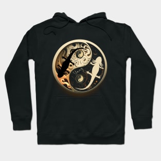 Yin Yang Axolotl Hoodie